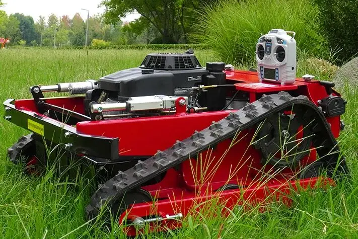تخصيص المحرك الأصلي الجديد التلقائي اللاسلكي للتحكم عن بعد جزازة العشب للأراضي الزراعية