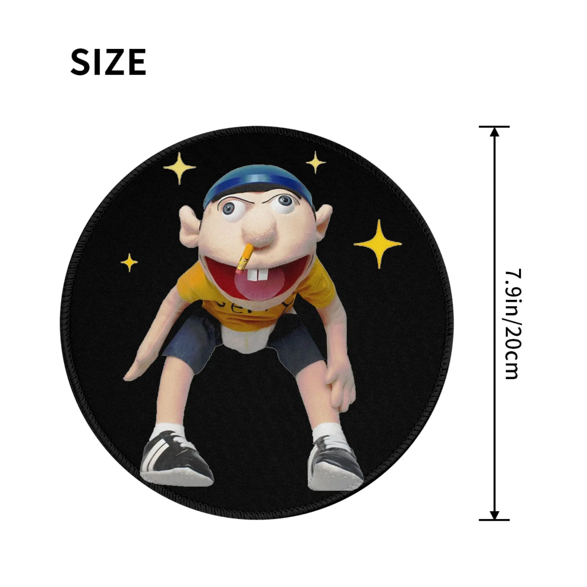 Sml Jeffy  rapper Mouse Pad Computer Keyboard Mouse Mat Gaming PC Laptop Desk Mat Office Accessories Table Mats