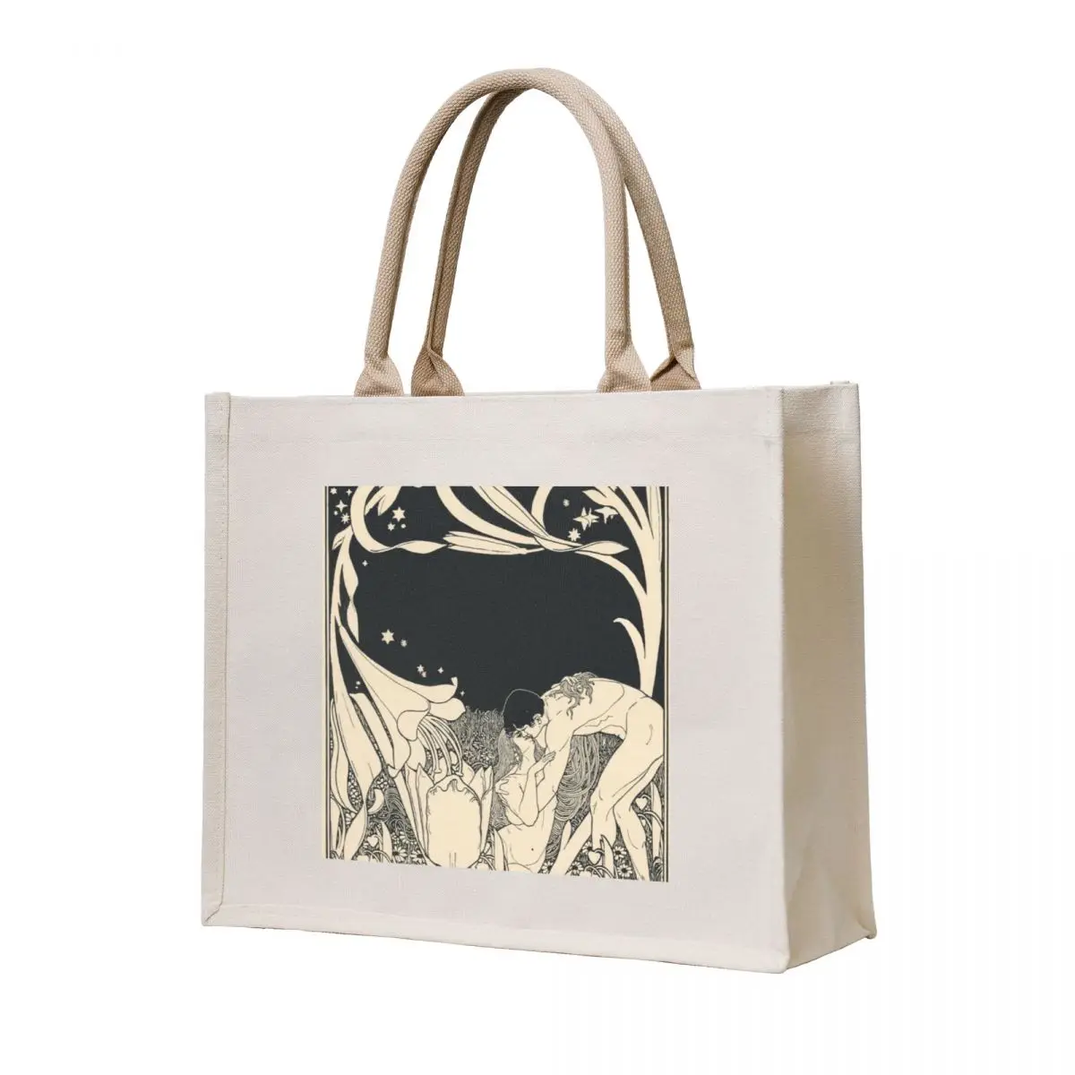 

HD. The Kiss I, by Ephraim Moses Lilien Tote Bag tote men canvas bags screen personalized