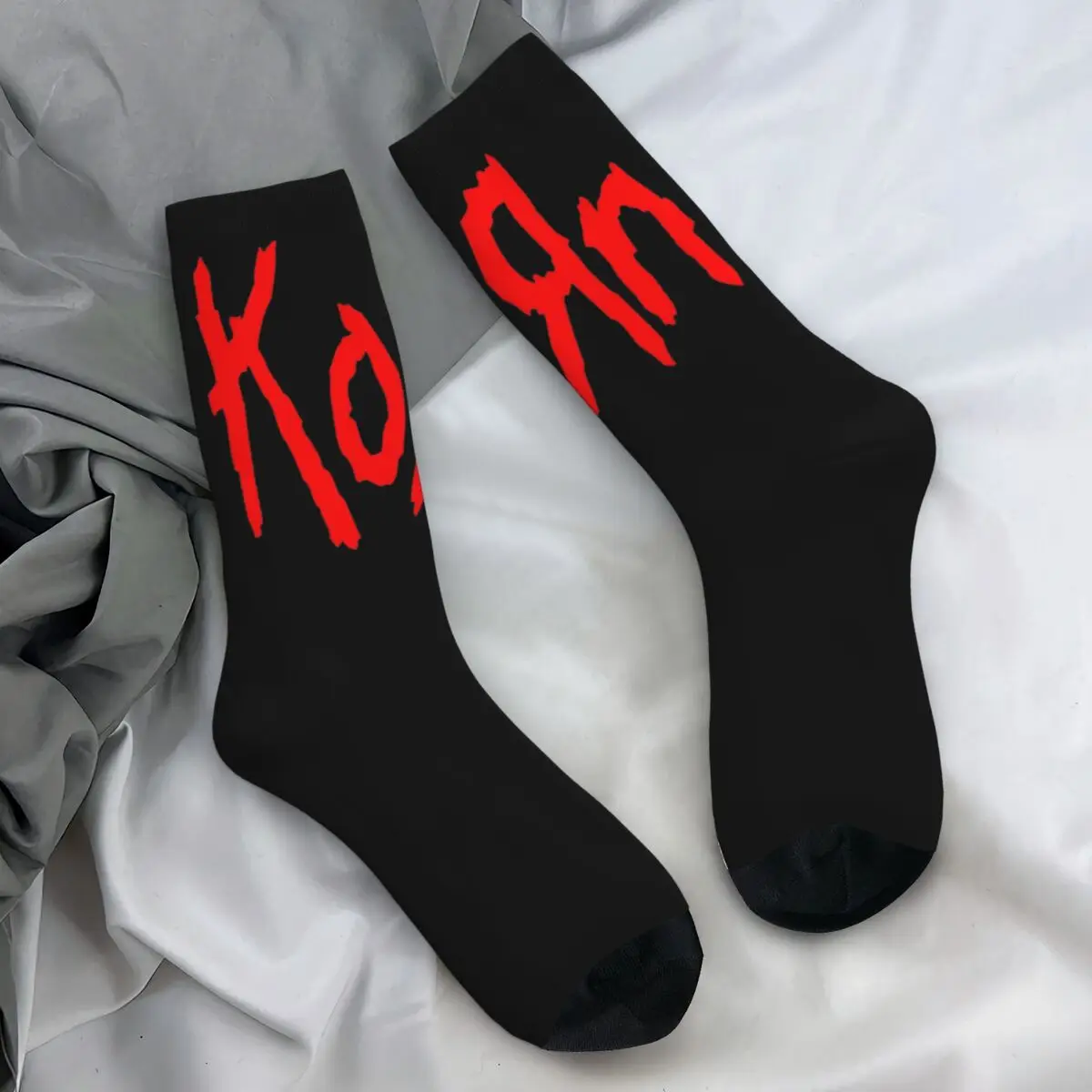 Korn Band Stockings Couple Harajuku Music Rock Socks High Quality Casual Socks Winter Skateboard Anti Skid Design Socks Gift