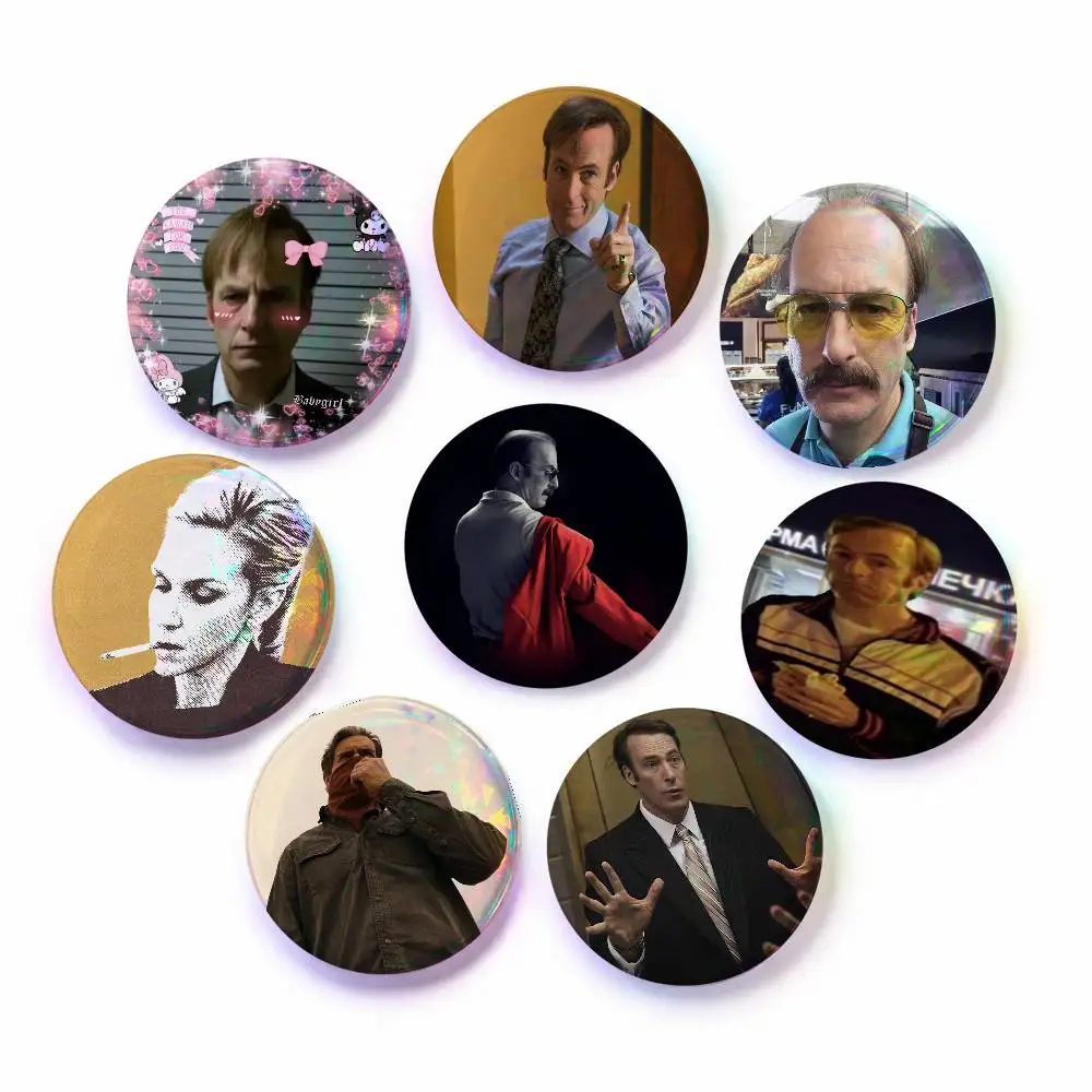 A-B-Better C-Call S-Saul Cosplay COSTUME Badge Pin Tinplate Brooch Prop Xmas Gift Birthday Gift