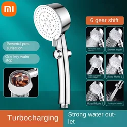 Xiaomi Shower Head Shower Set Multifunctional 6-speed Adjustable Pressurized Shower Head Water Purification Safe Durable Shower