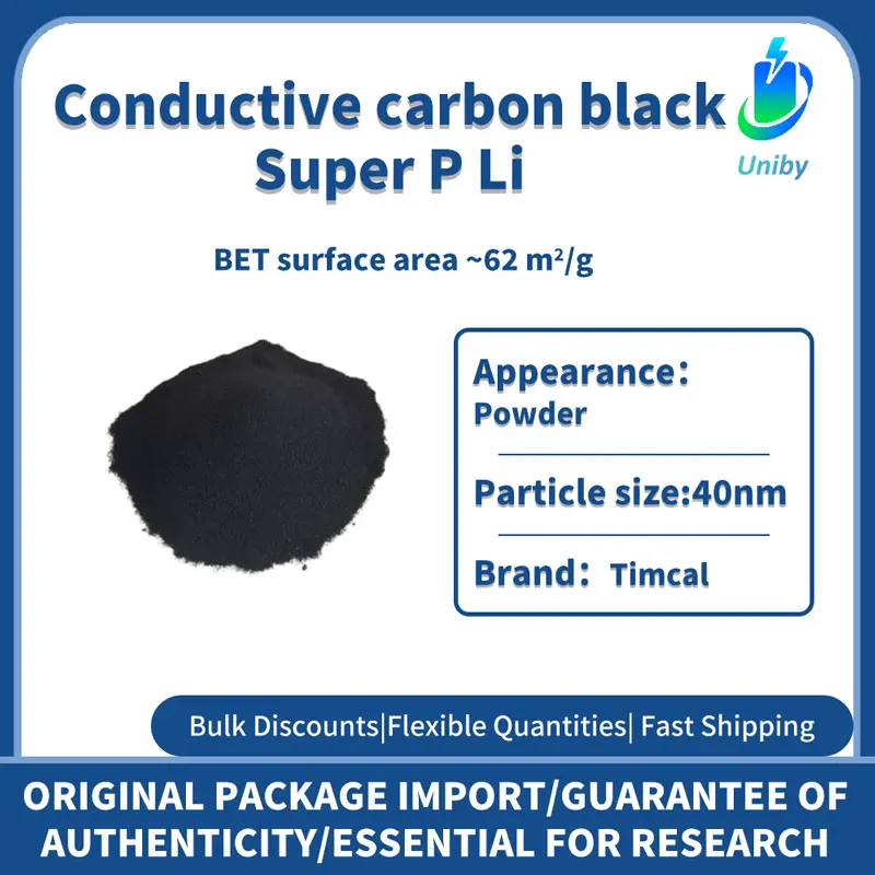 

Проводящий черный угольный порошок высокой чистоты, Super P Li Super Conductive Carbon Black Carbon Powder, 99,95%