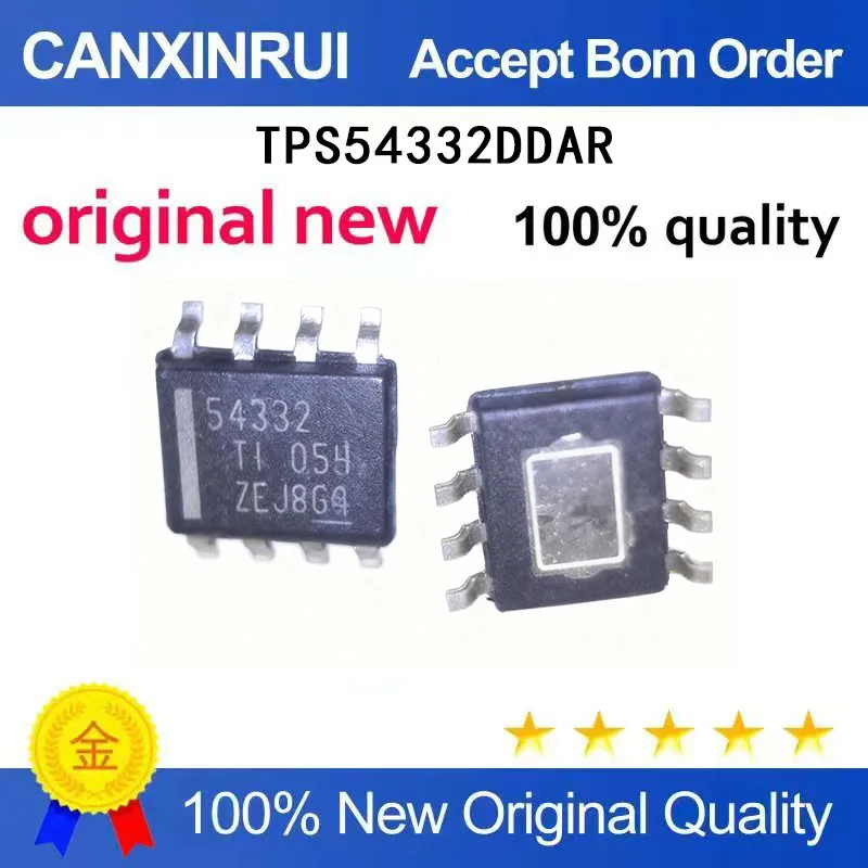 

(5-100 Pieces) Brand new original TPS54332DDAR TPS54332 54332 SOP-8