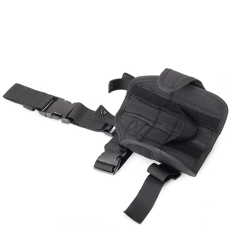 Hide multi-function waist Army camo gaiter hanging gun leg outside movement tornado quick draw tactical holster