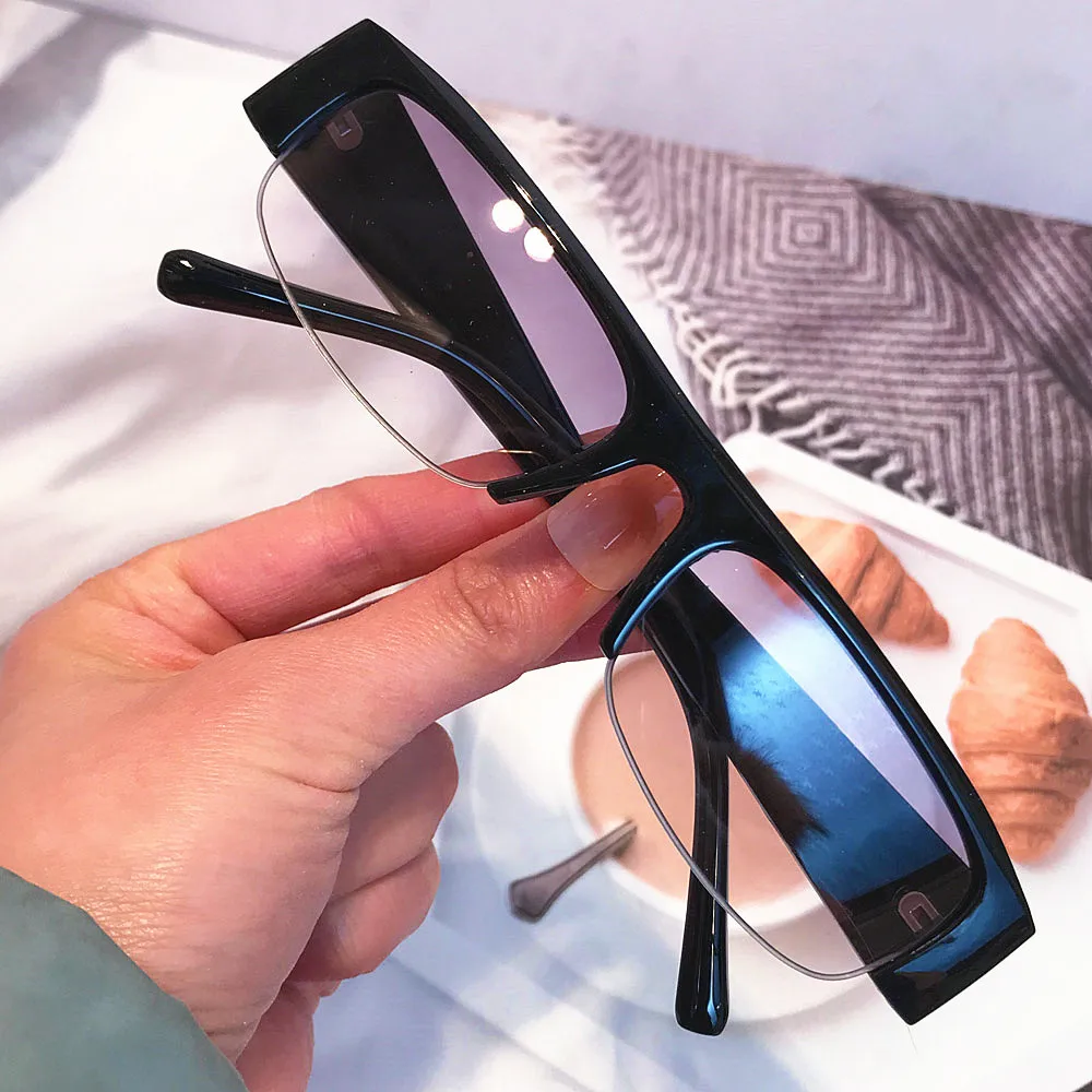 Neue Modische Kleine Quadratische Leoparden-Schwarze Brillenfassung für Damen Vintage Halbrahmen-Sonnenbrille Damen Outdoor-Brillen UV400 – Detail 7