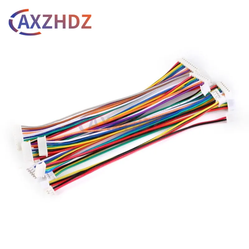 10PCS ZH1.5MM Single/Dounle Head 2P 3P 4P 5P 6P 7P 8P 9P 10P 11P 12Pin JST Zh1.5mm Connector with Wires Cable Zh1.5mm