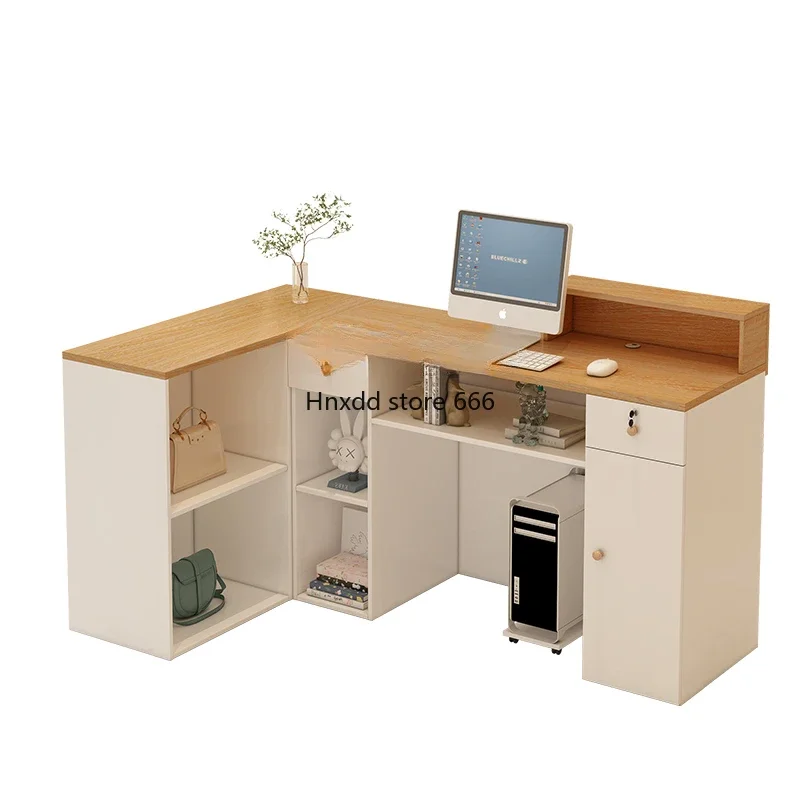 Clothing Store Cashier Women's Clothing Store Corner Cabinet Hairdressing Small Bar Simple Barber Hotel Reception Front Desk