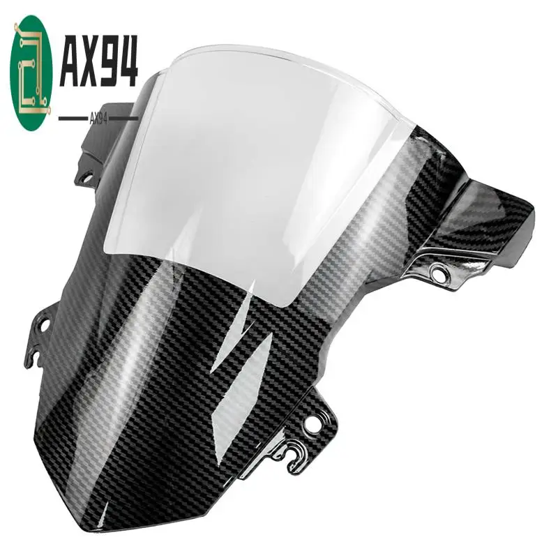 

AX94-Carbon Fiber White Motorcycle Windshield Front Spoiler Wind Deflector For BMW S1000RR 2015-2018 Replacement Accessories