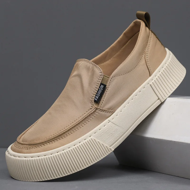 

Plus Size Breathable Casual Men's Canvas Shoes Summer Outdoor Men's Sports Shoes Comfortable Boat Shoes