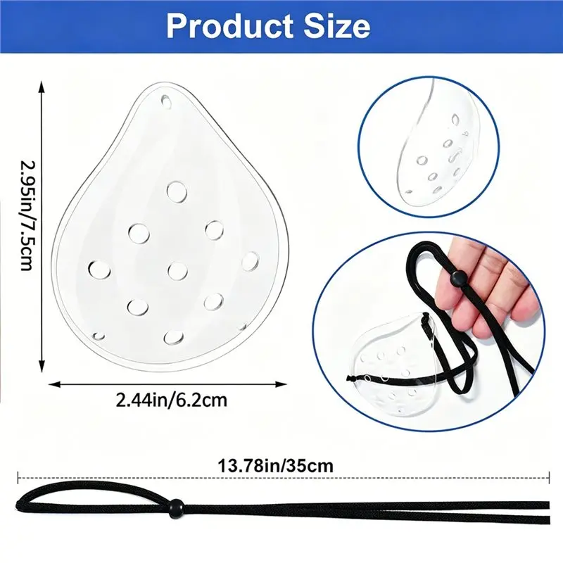 Protective Eye Patches For Adults& Kids- 2 Pack Clear Eye Shield After Surgery, Breathable Eye Protection Cover