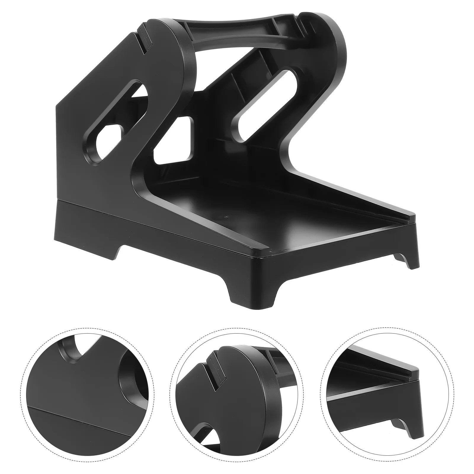 

1Pcs Label Holder Dual Use External Roll and Fan-Fold Paper Rack for Desktop Thermal Label Printer Accessory Multi-Function