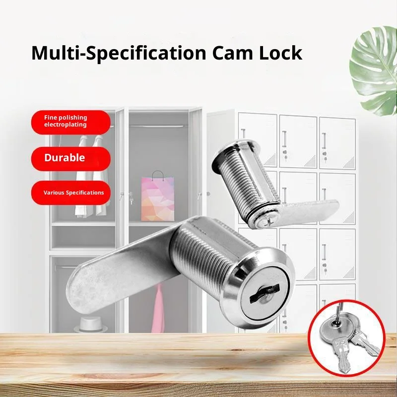 1PCS Zinc Alloy Mechanical Door Lock Chassis Tongue Lock Office Mailbox Iron Key Hardware Accessories 103 Switchgear