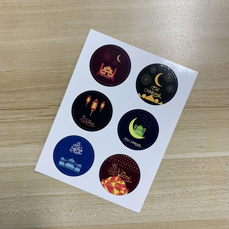 New Eid Al-Fitr Greeting Cards Set Greetings Wishes Include Envelope Stickers Christmas Cards