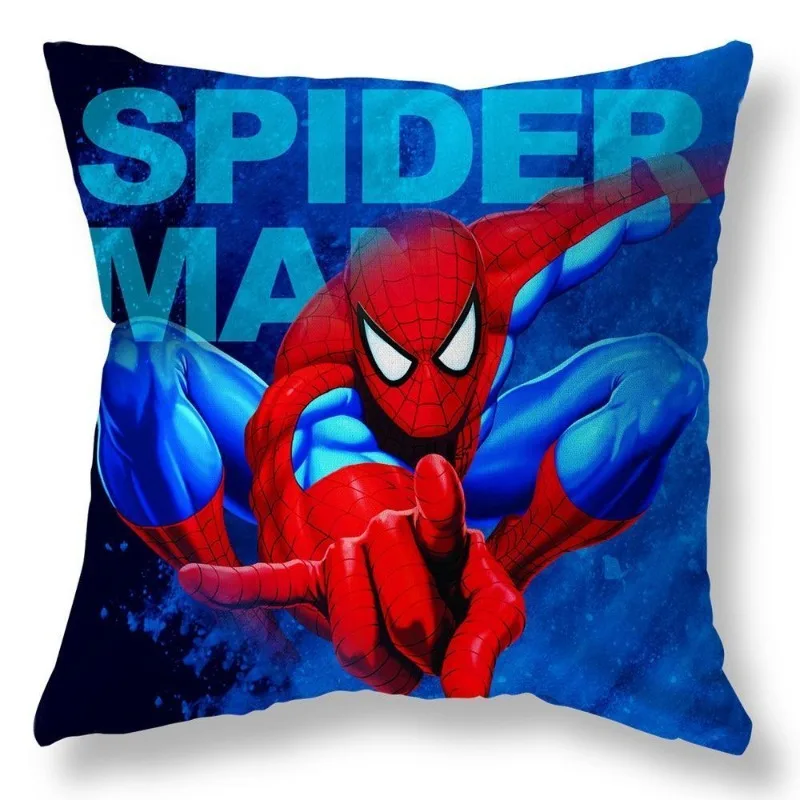 Marvel Avengers Spider Man Cartoon Animation Square Cushion Pillow High-Looking Fashion Double-sided Printed Seat Backrest view 2
