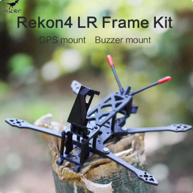 HGLRC Rekon4 LR 182mm 3K 카본 파이버 4인치 미니 장거리 프레임 키트 3mm 암 RC FPV 레이싱 프리스타일 LR4 드론 DIY 부품