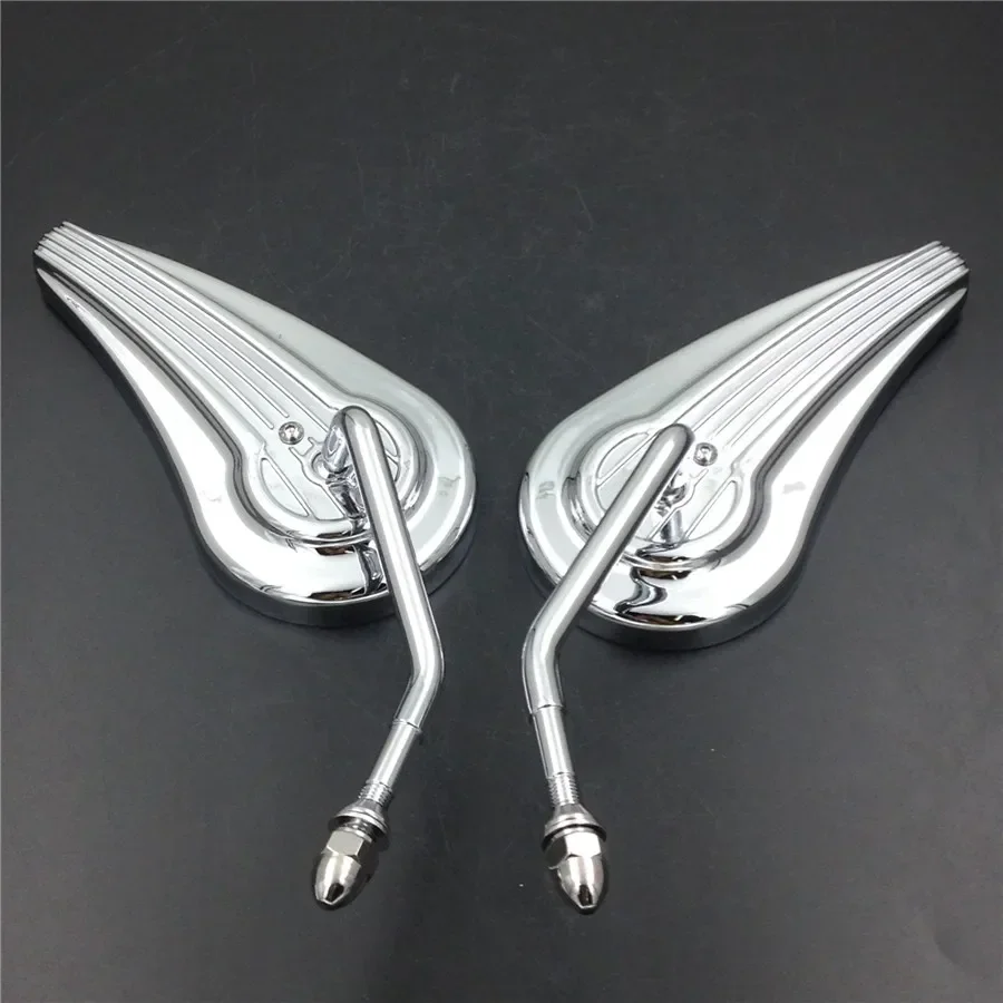 

Motorcycle Mirror Custom Aluminum Mirrors Fit for Harley Sportster FXE Low Rider FXSB FXWG Chromed