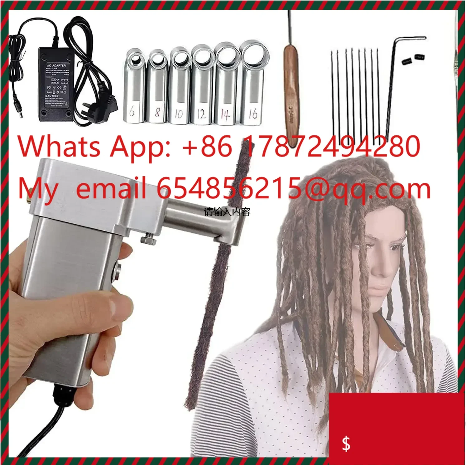 Chemical Fiber Dreadlock Machine Automatic Electric Locs Maker Easy to Operate