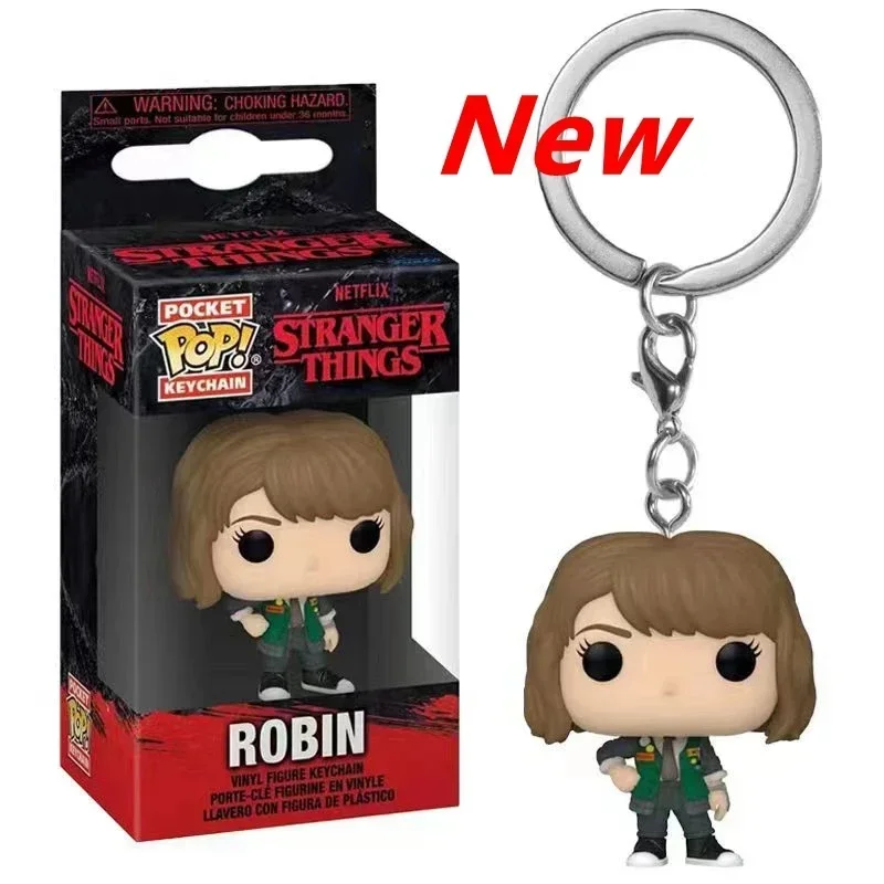 13 styles Newest FUNKO POP Pocket keychains Demogorgon Dustin