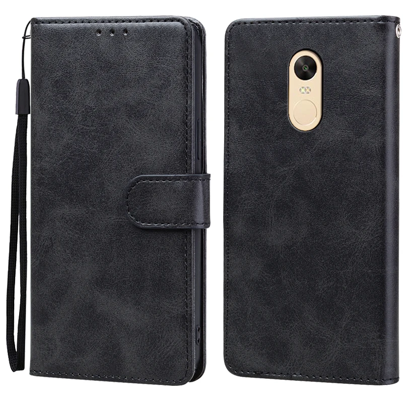 Funda de cuero tipo cartera para Xiaomi Redmi Note 4, compatible con Redmi Note 4 Global y Note4, para Xiaomi Redmi Note 4X.