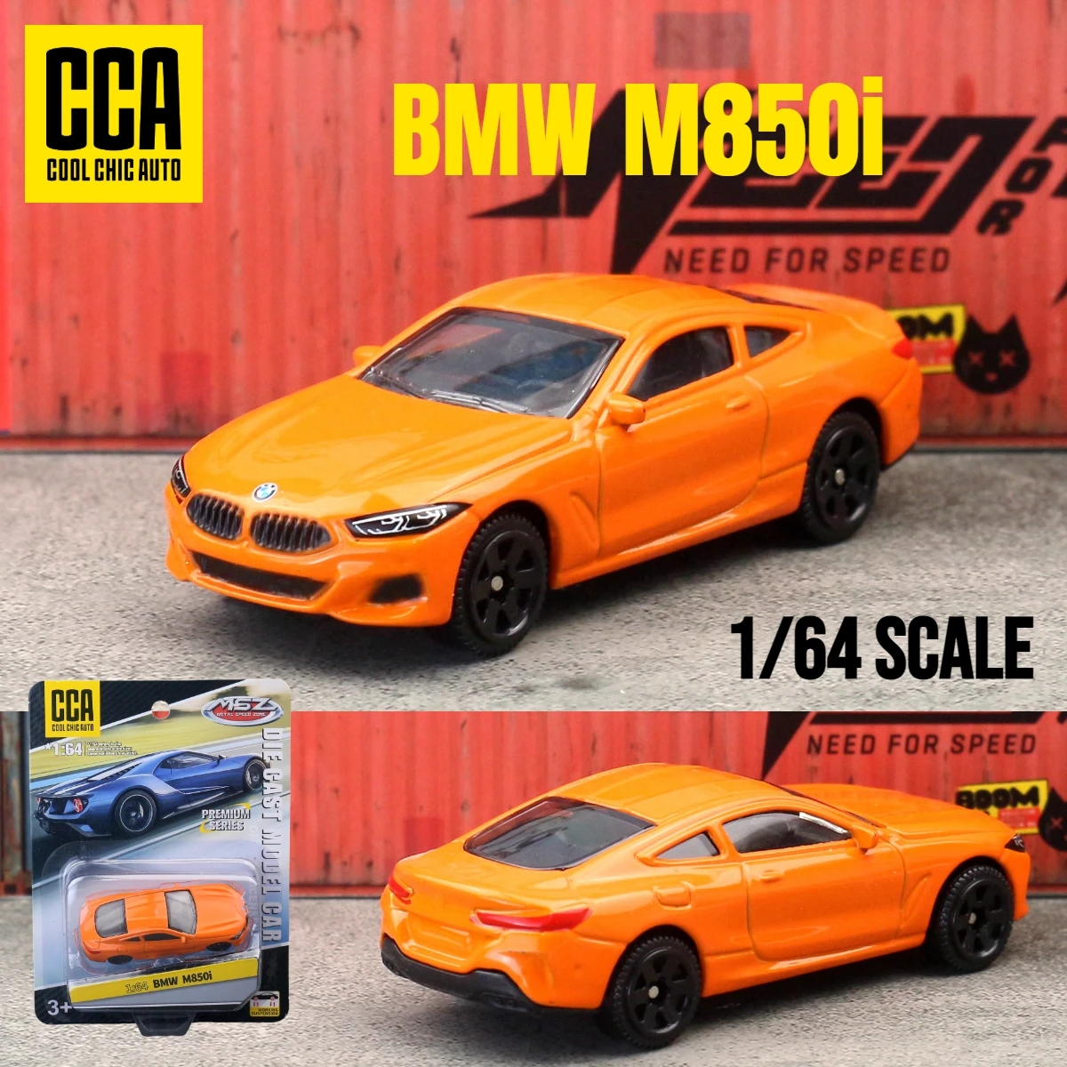 1/64 BMW M850i Toy Car Model CCA MSZ 1:64 Diecast Vehicle