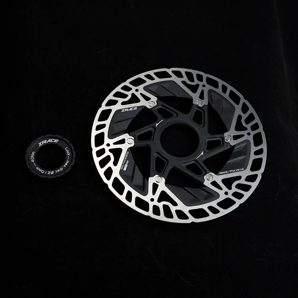 ZRACE RT-RX Plus ICE-TECH 160 mm Center Lock-Scheibenrotor, ultraleicht, starke Wärmeableitung, schwimmender Rotor, Straßenscheibenbremse – Detail 4