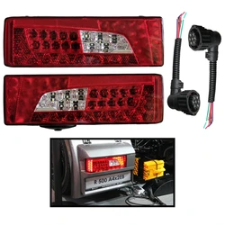 1Pc 24V LED Rear Headlight Tail Light For Scania Truck Taillight With Plug Connectors Accessories Parts