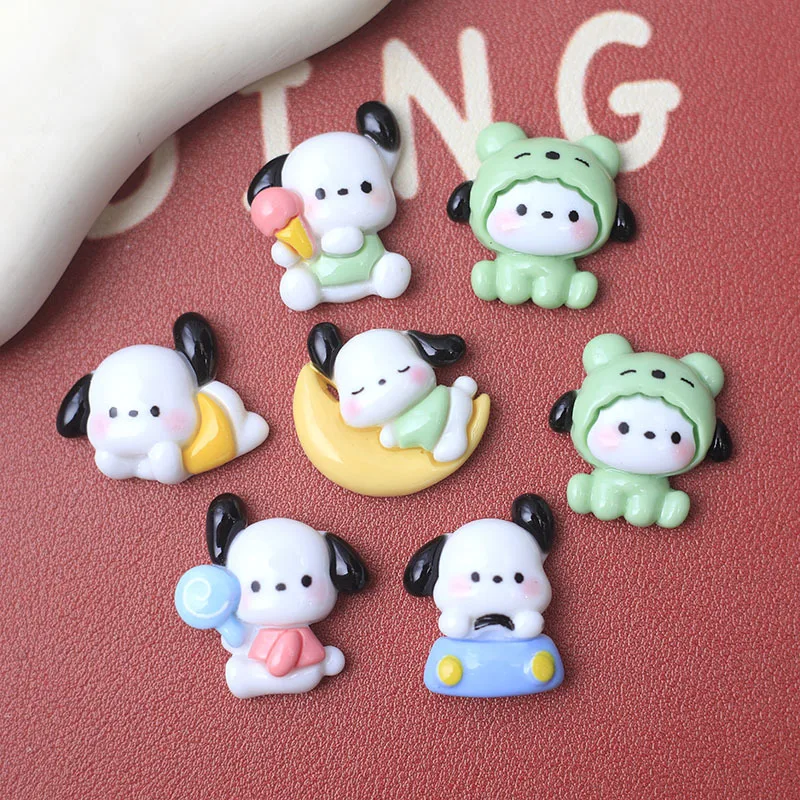 

10Pcs Resin Anime Charm Cartoon Patch Cute Pochacco Phone Case Hairpins Hairclips Decor Diy Crafts Accessories Handmade Gift