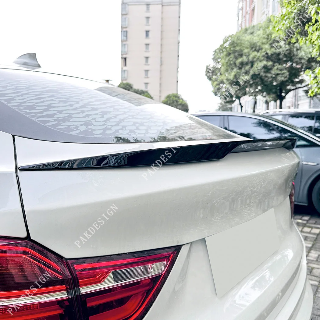 Car Rear Bumper Lip Spoiler Splitter Raer Top Wing Spoiler Bodykits for BMW X4 F26 2014 2015 2016 2017 2018 MP High Quality ABS