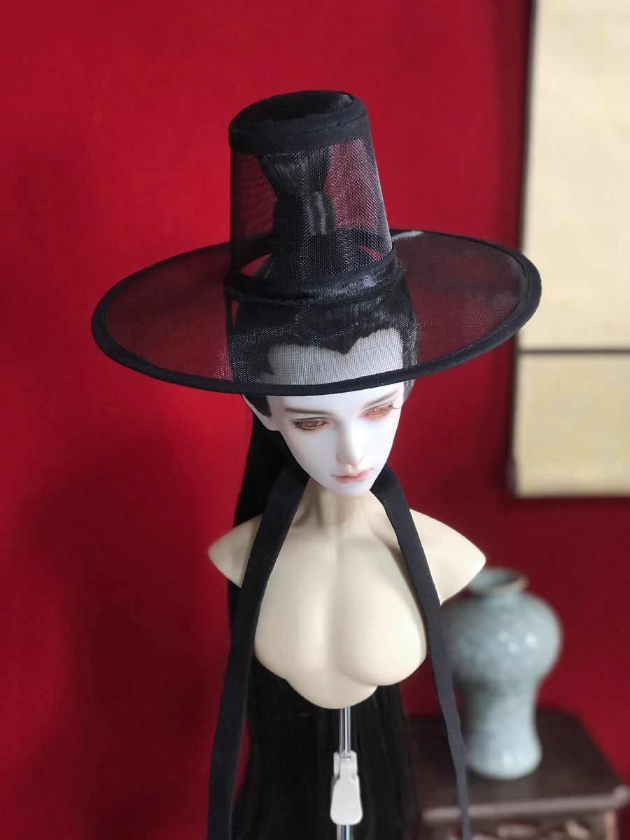 1/4 1/3 Scale BJD Korean Hat Ancient Costume Samurai Hat Accessories For MSD SD13 Big Girl SSDF ID72 Uncle Doll A1382