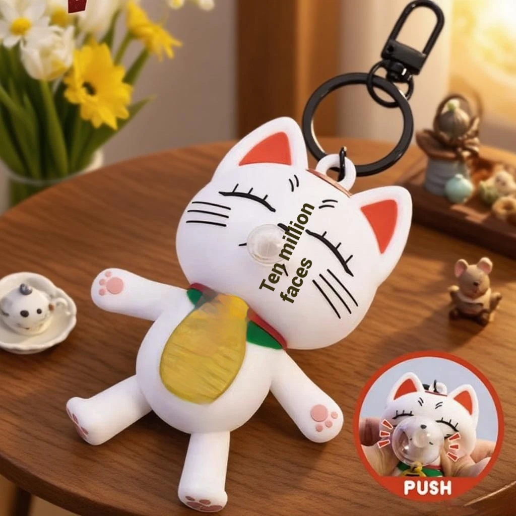 

New Dandadan Koshiore Baba Sunrisepop Anime Keychain Stress Relief Toy Bubble Popper Desk Decor Funny Otaku Themed Squeeze Toy