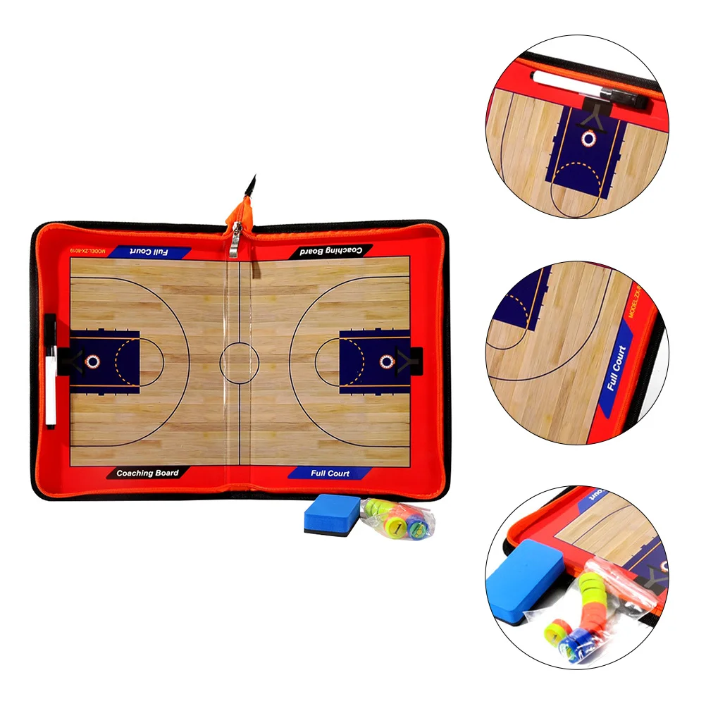 Magnetic Basketball Gear Playbook Practice Pvc Clipboard