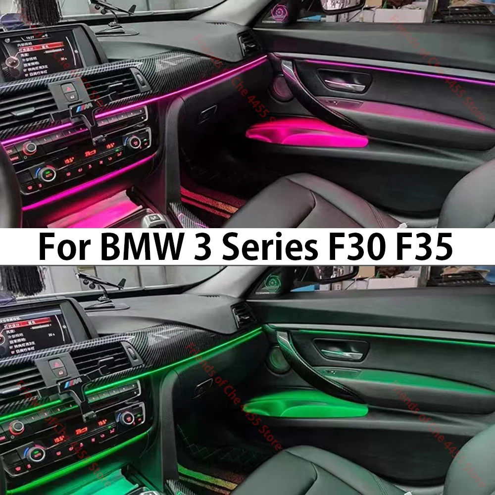 Pasuje do Bmw 3 serii F30 F35 F31 GT / 4 serii 2014-2019 F32 F34 F36 nowy oświetlenie otoczenia nastrojowe oświetlenie dekoracyjny 11 kolor