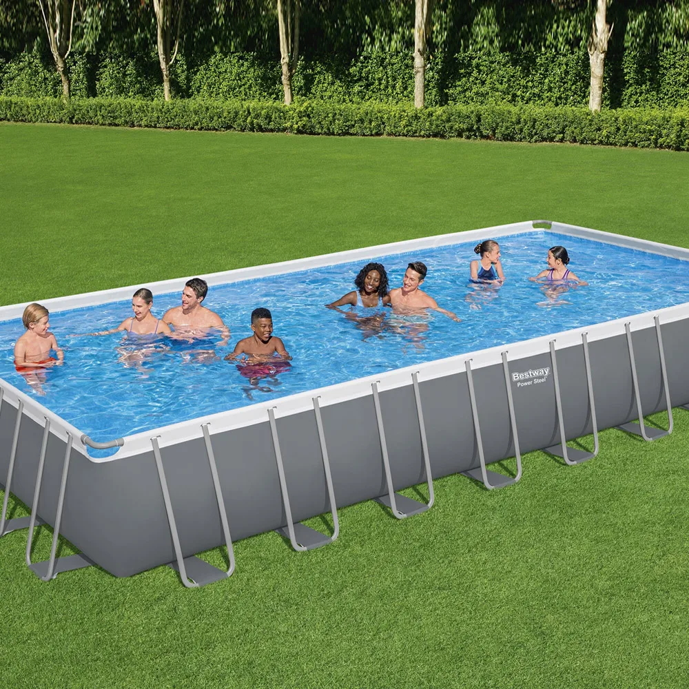 Best Way Power Steel 956x488x132cm Family Large-scale event Swimming Pool Outdoor yard garden ground 56623