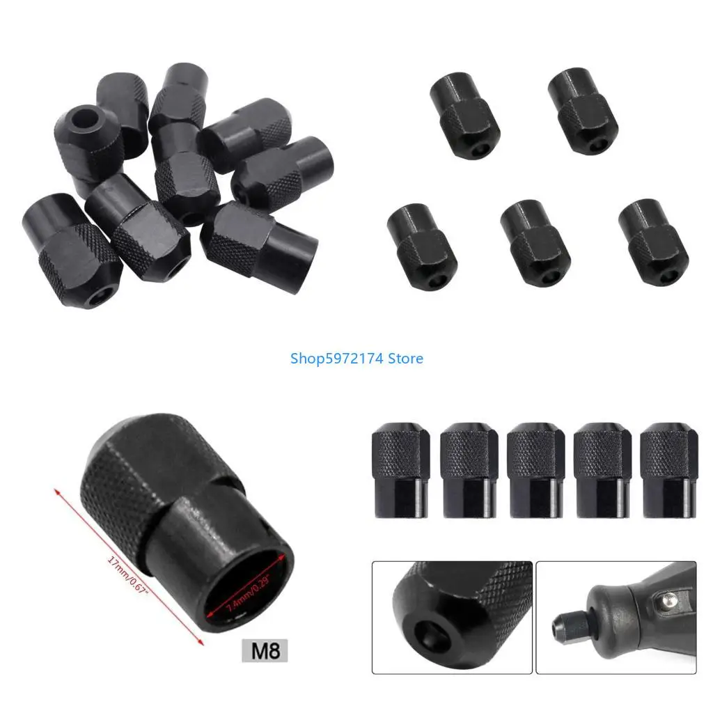 Y3NB 5Pcs/set Keyless Chuck Replacement Drill Keyless Bit Chuck Rotary