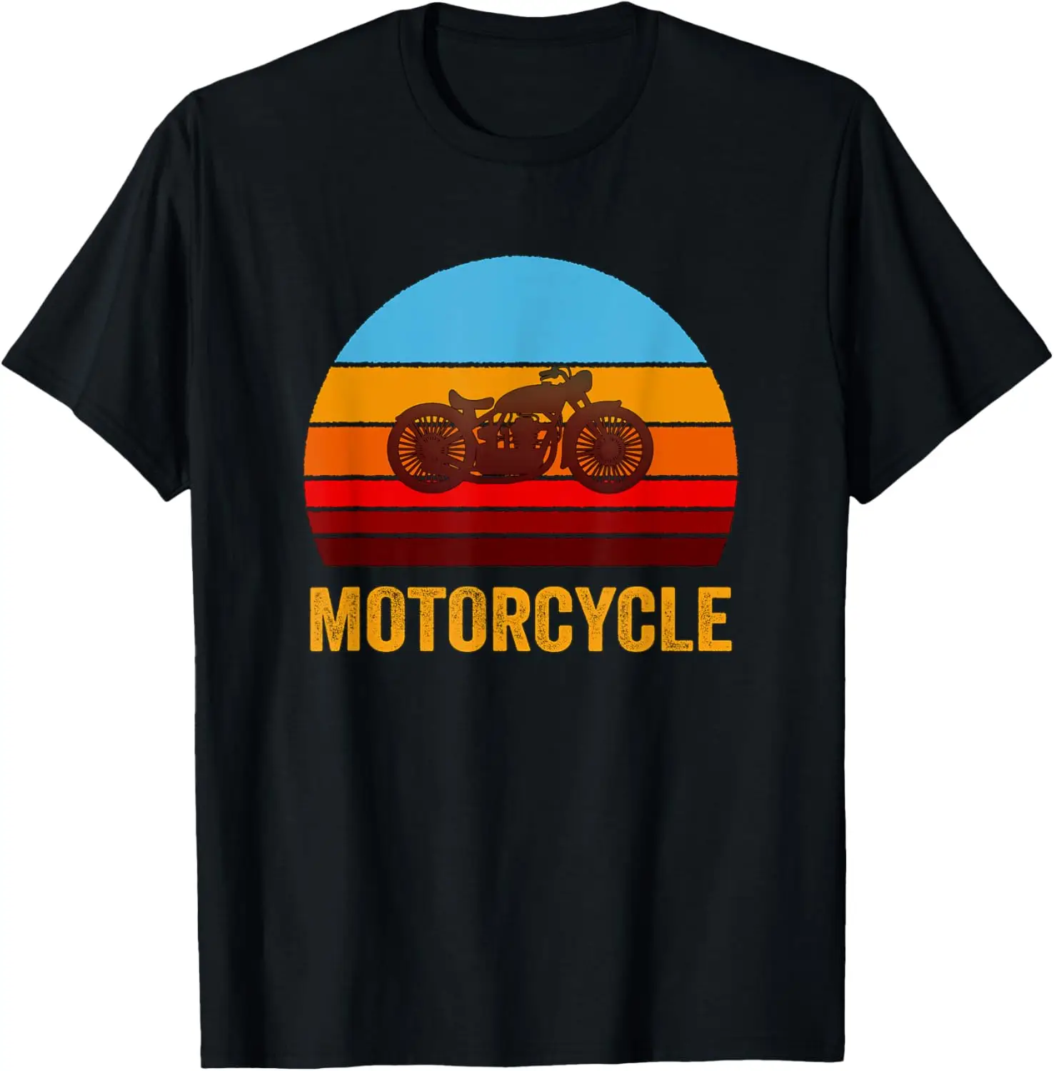 

Retro Vintage Style Sunset Motorcycle T-Shirt Motorcycle