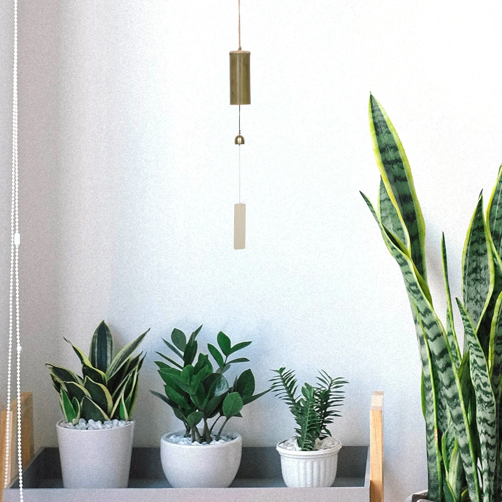 

Large Bamboo Wind Chime Outdoor Garden Patio Porch Decor Traditional Japanese Windchime Relaxing Sound Outdoor Ornament