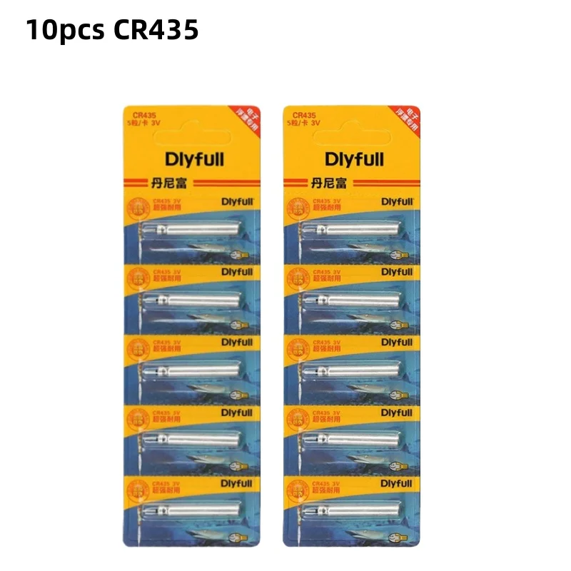 10PCS CR425 CR322 CR311 CR316 CR435 3V Lithium Pin Batterij voor Lichtgevende Visdobbers Visgerei