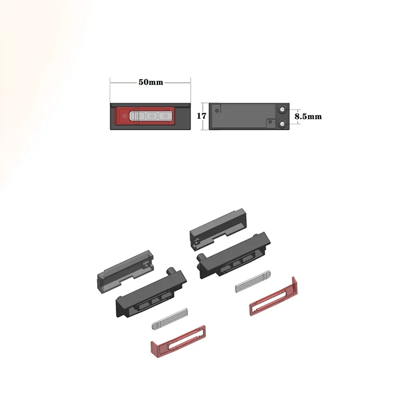 Led Simulation Taillight Rear Model Decorate for 1/14 Tamiya RC Truck Trailer Tipper Volvo FH16 56362 Car DIY Parts