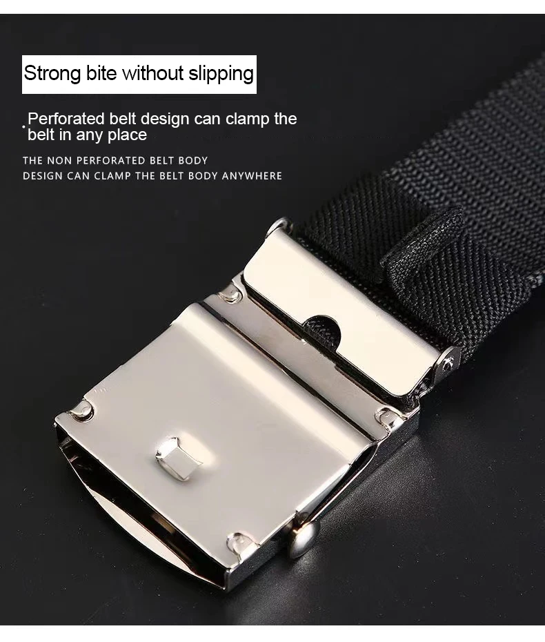 Mens Belts Fashion New Unisex Trousers Belts Tactical For Jeans Adjustable Waist Belt Nylon Canvas Breathable Classic