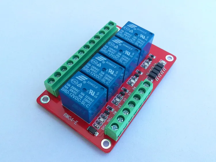 4-way Relay Module/expansion Board/bidirectional Optocoupler Isolation/High and Low Level Optional