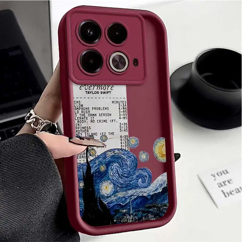 Note40 Art Aesthetics Sky Eye Ladder Phone Case For Infinix Note 40Pro 30 30Pro 30VIP 12 12Pro Smart 8 7 6 Zero 30  Cover