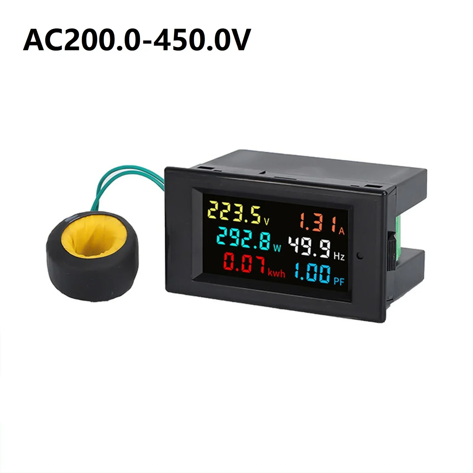 Power Frequency Specifications Test Accuracy A Voltage Current Power Factor Meter Opening PC Flame Retardant Px