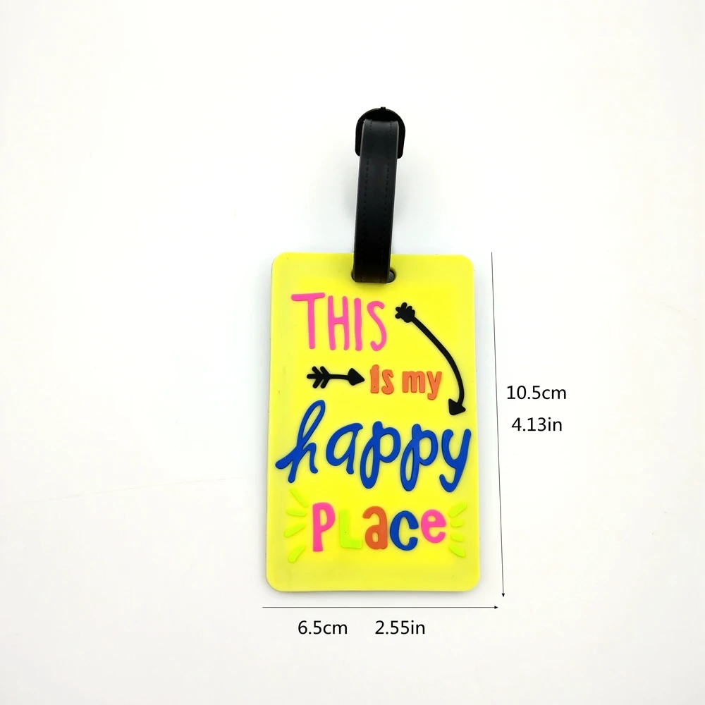 1pc/2PCS letter luggage tag, hang tag, business trip, airport luggage, anti loss ID tag, luggage name tag, male and female