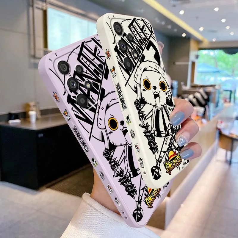 

Comic One Piece Chopper Art For Samsung A33 A31 A25 A23 A22 A21s A15 A14 A13 A05 A13 A12 A04 5G Liquid Left Rope Phone Case