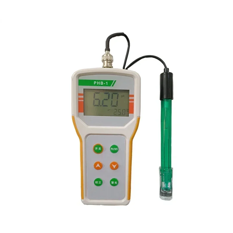 Portable PH Meter Handheld Laboratory Acidometer 0.01 High Precision Acid-Base Tester