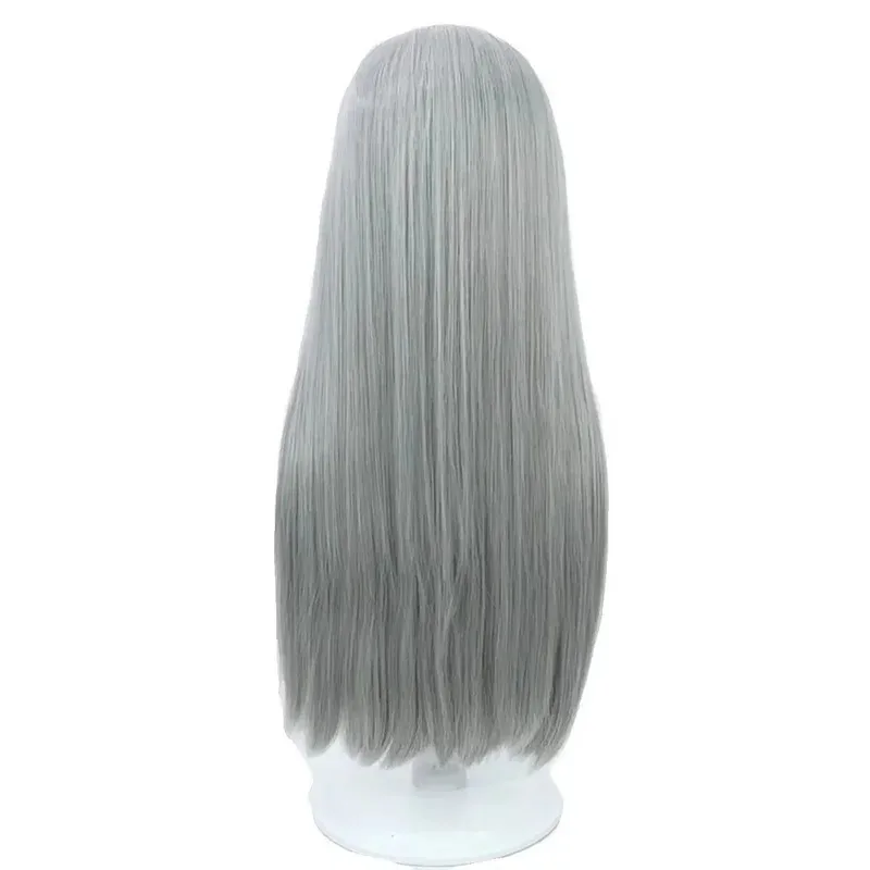 Modernia NIKKE The Goddess of Victory Cosplay Gray Long Hair Halloween Costume Party Role Play Wigs + Wig Capc;3.k'6;d.a;