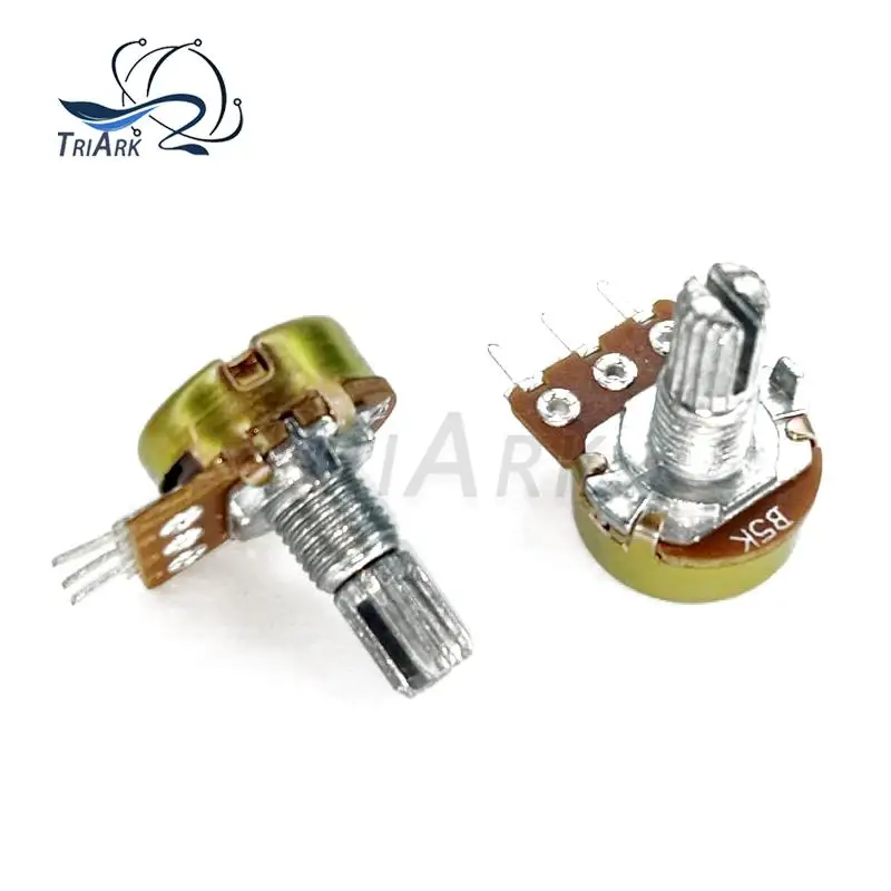 10 قطعة WH148 3Pin 15 مللي متر المقاوم 1K 2K 5K 10K 20K 50K 100K 250K 500K 1M أوم الخطي تفتق الروتاري الجهد B1K B5K B10K B200K