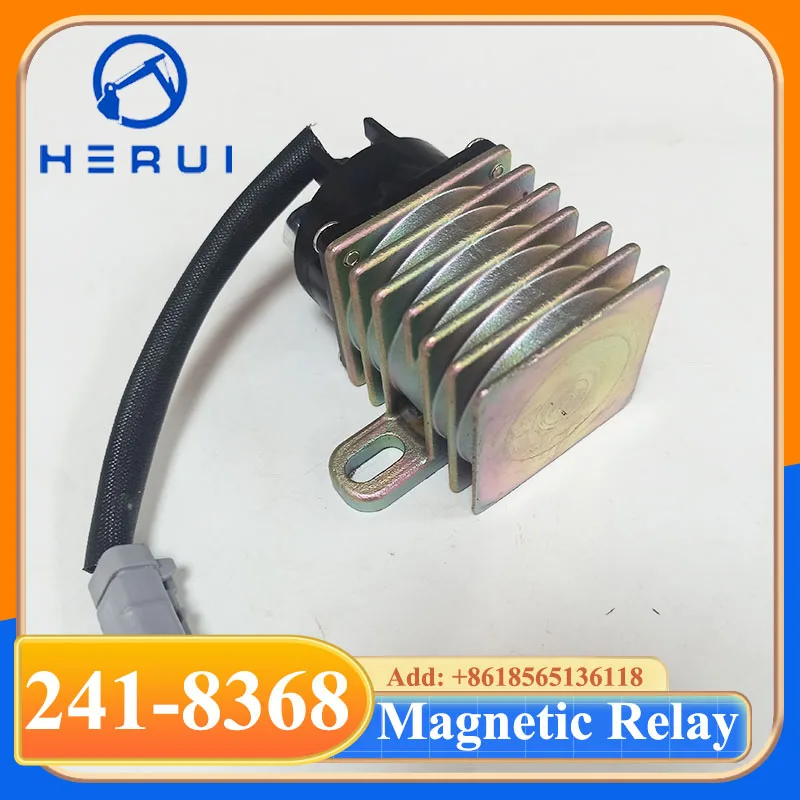 C9 Magnetic Relay Switch 241-8368 2418368 for Excavator E325D E329D E330D E320 E326 Loader 953D 924H