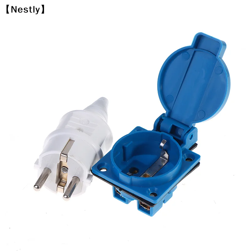 Industrial waterproof socket EU socket copper contact body EU Plug〔Nest〕
